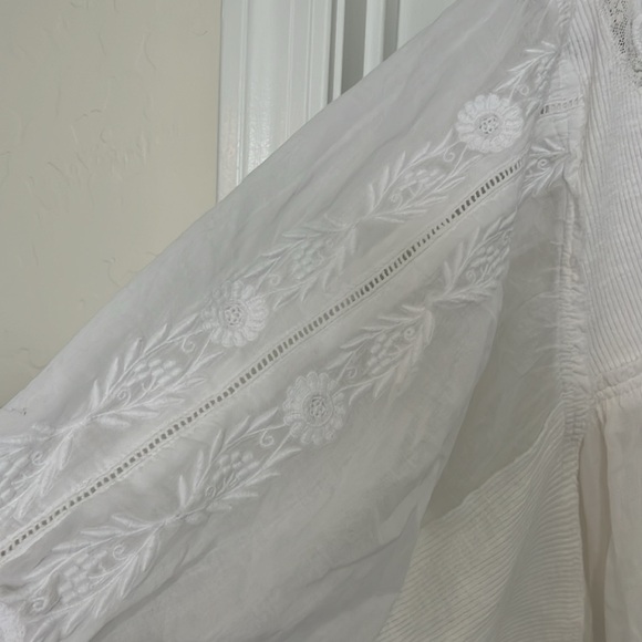 Free People Sunday Tunic Top in White New Without Tags Xs-XL - Picture 3 of 8